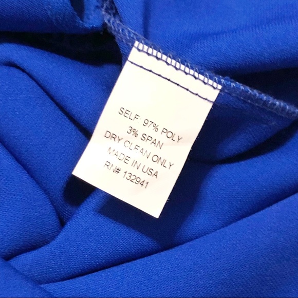 Amanda Uprichard | Cobalt Blue Ruffle Dress | XS - Picture 8 of 8